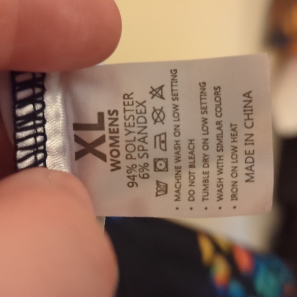 Pineapple Dress, Size XL, Black And Multi Color Pineapple - Picture 3 of 7